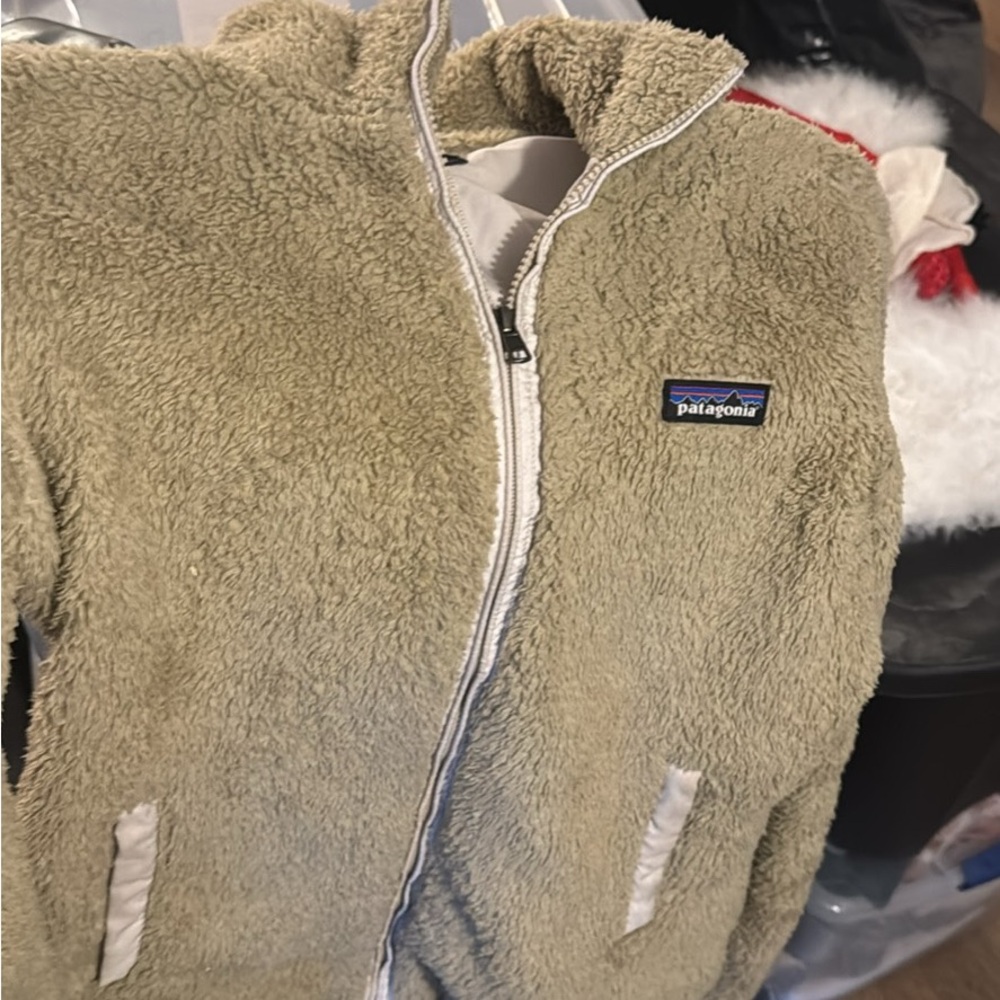 Patagonia Fleece Jacket in Tan